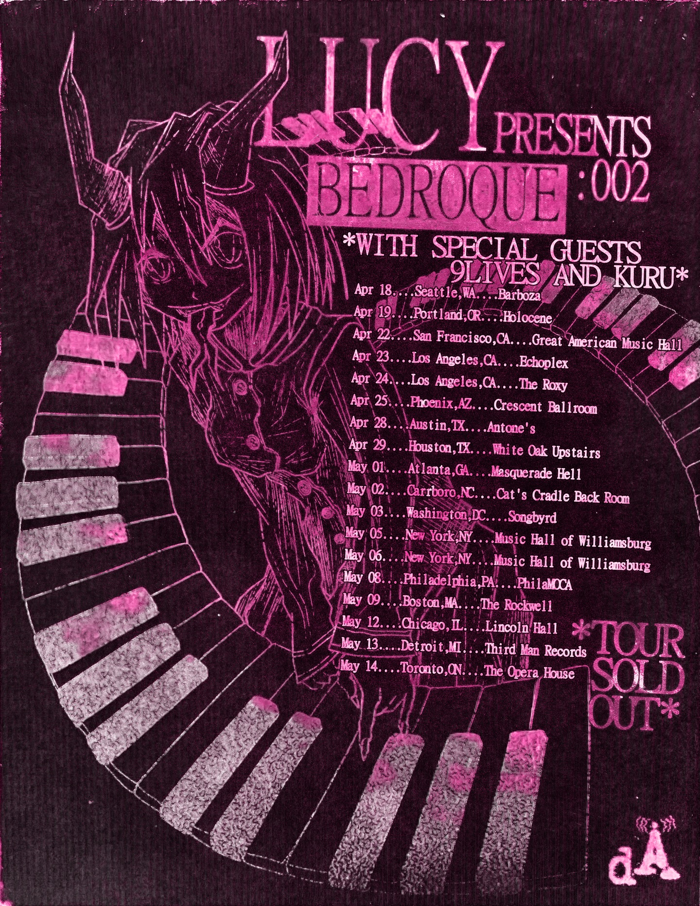 kuru 002 Tour Poster 2026